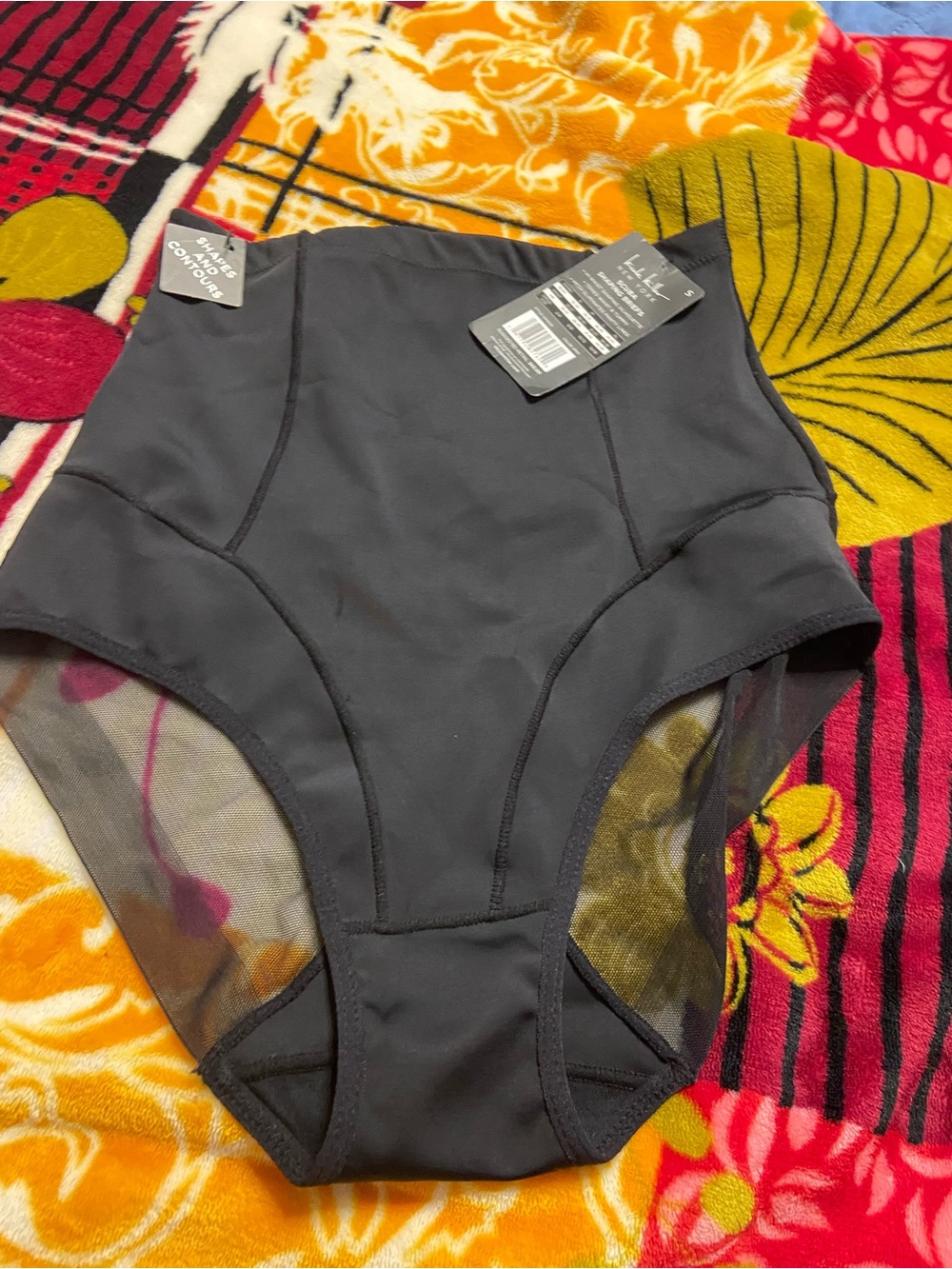 NICOLE MILLER NY Black SCUBA SHAPING BRIEF